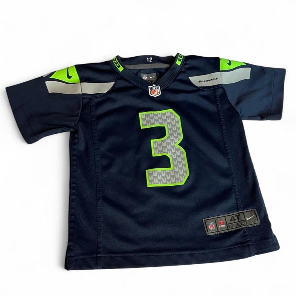 Nike Seattle Seahawks Russell Wilson jersey in size 4T